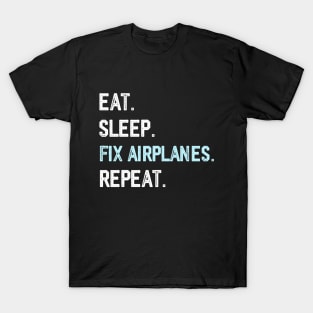 Funny aircraft mechanic wife graduation airplane mechanic T-Shirt